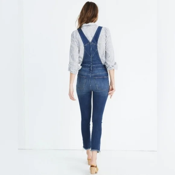 Madewell Roadster Blue Jean Overalls Size M - Picture 2 of 12
